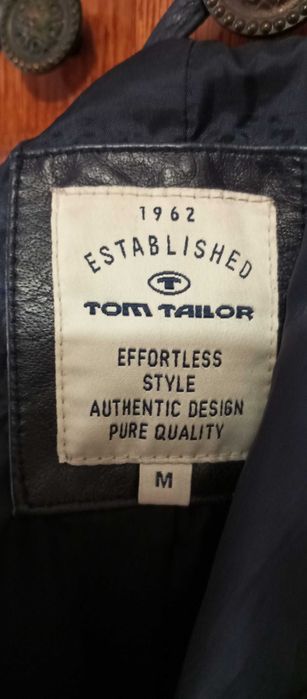 куртка tom tailor  кожа натуральная