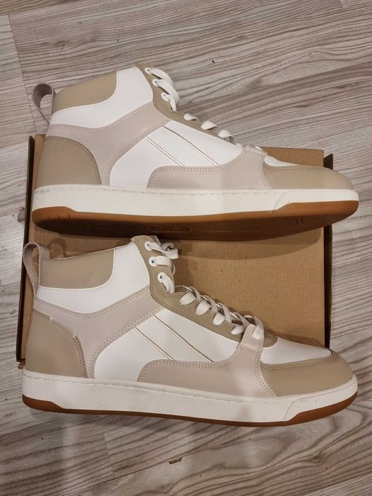 On/męskie Obuwie Trampki/Buty sportowe do kostki H&M r.46 beżowe. NEW.