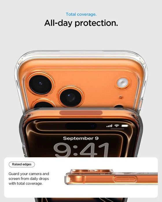 Чехол Spigen Ultra Hybrid MagFit для iPhone 17 Pro Max / iPhone 17 Pro Clear White