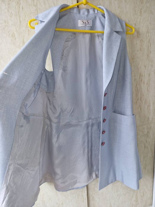 Жилет жилетка классическая удлиненная 46 р М