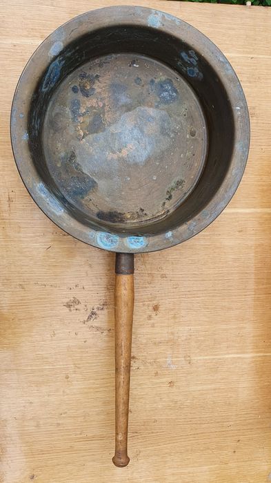 Пательня латунна з ручкою часів СРСР