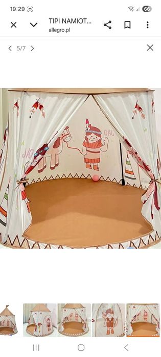 Namiot tipi indiański
