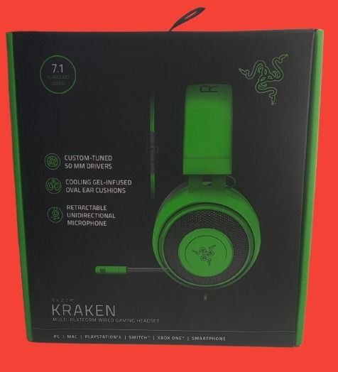 Ігрові навушники Razer Kraken Multi Platform, гарнітура дротова ігрова