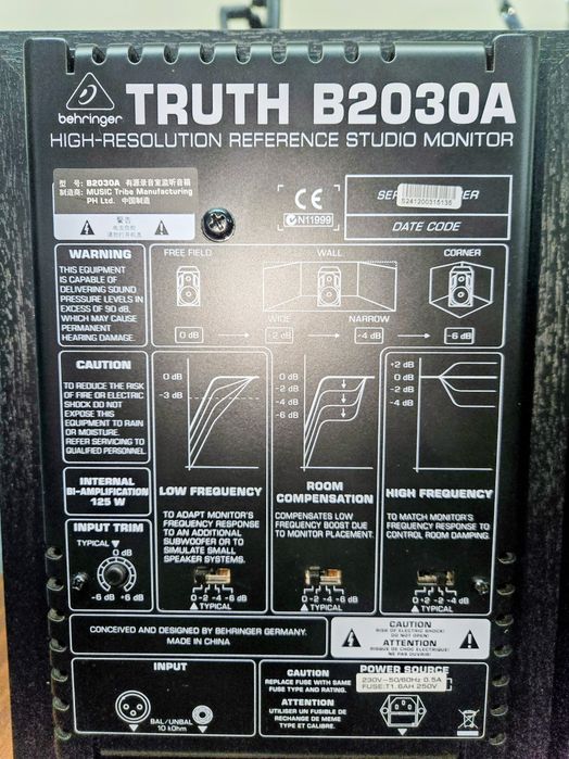 Behringer Truth B2030A Aktywny monitor studyjny - 2 szt.