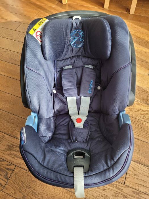 Fotelik Cybex Aton 5 + baza isofix oraz na pasy + adaptery do wózka