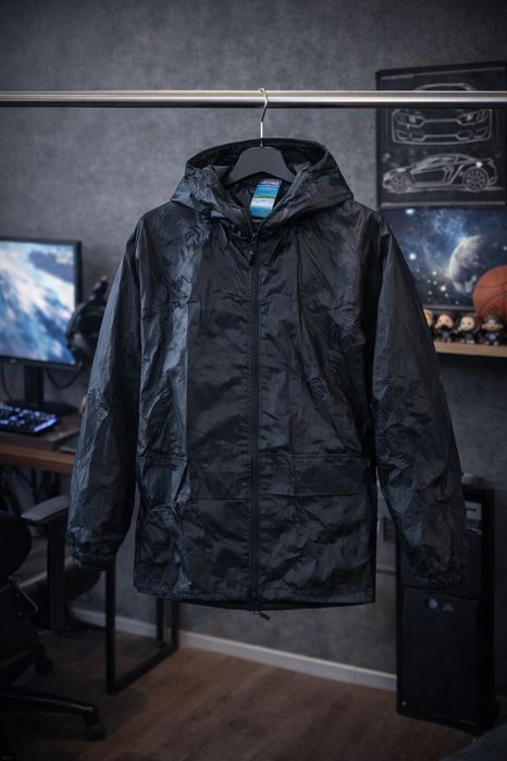 Portwest S440 kurtka przeciwdeszczowa męska czarna L kaptur robocza