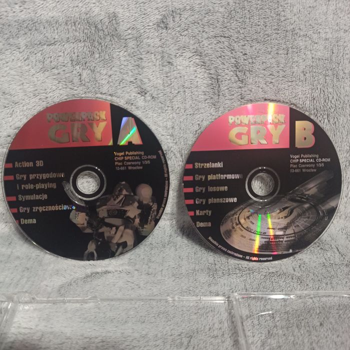PC Powerpack Gry A i B rok 1996