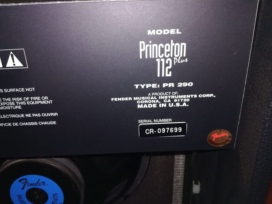 Amplificador Fender Princeton 112 Plus