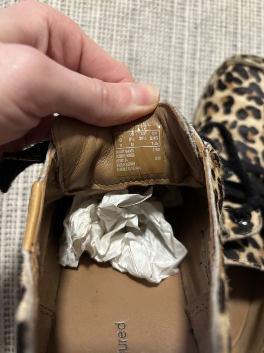 Леопардові Clarks шкіра