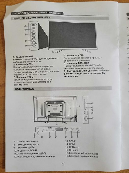 телевизор dex плоский