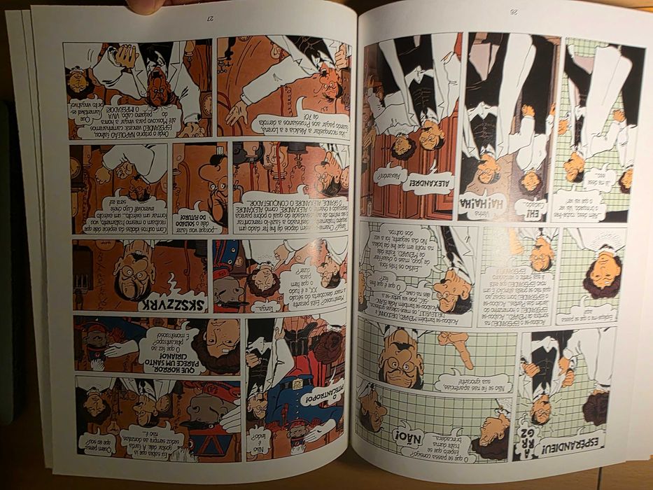 livro de BD "O Sábio Louco"