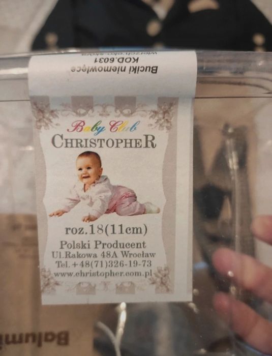 Ubranko do chrztu dla chłopca rozmiar 68