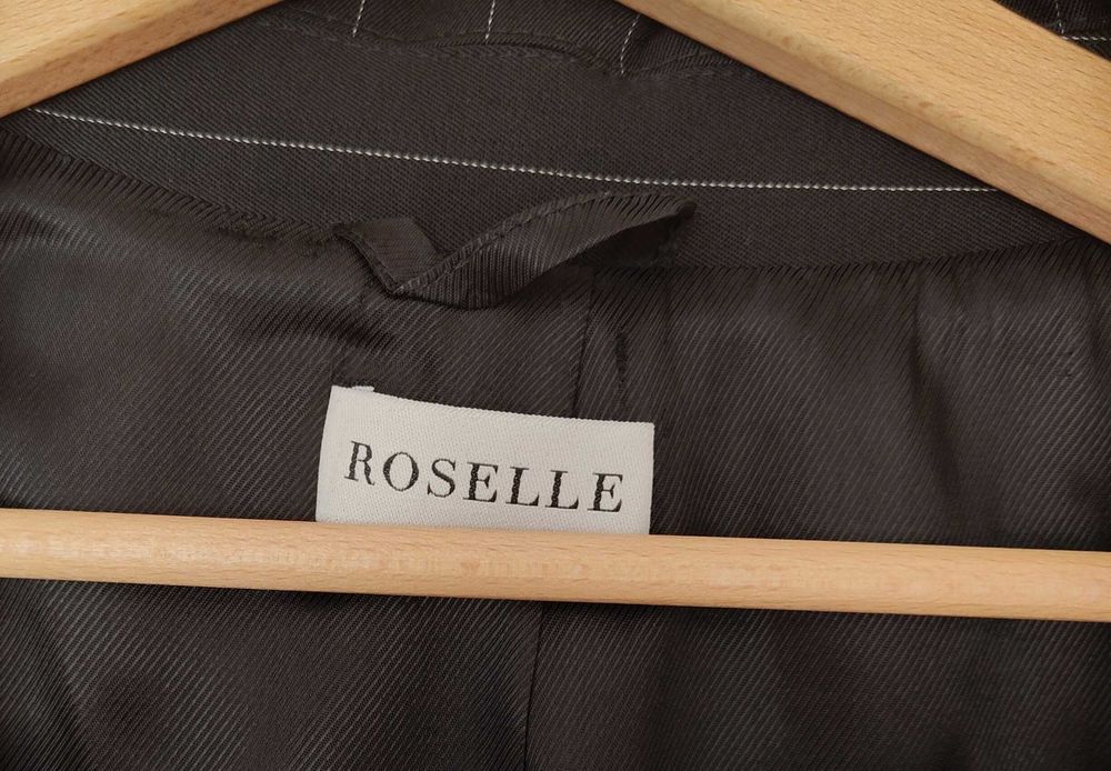 Marynarka wełniana w prążki Roselle