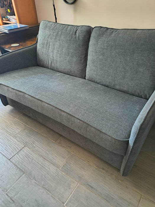 Sofa 2-osobowa Sol z funkcją spania stelaż włoski