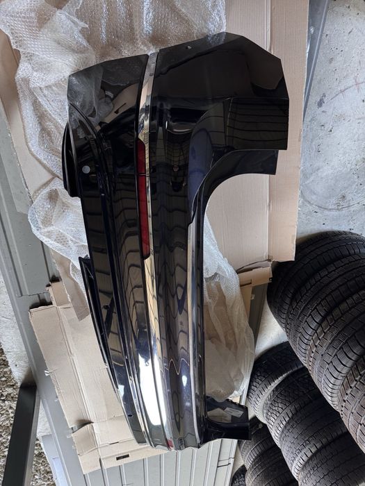 Задній бампер (R-line) VW Tiguan 2016-2019