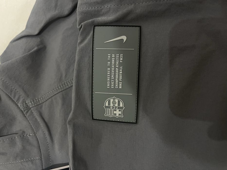 Куртка Nike FC Barcelona 25/26 Tech сірий оригінал , чоловічий теч