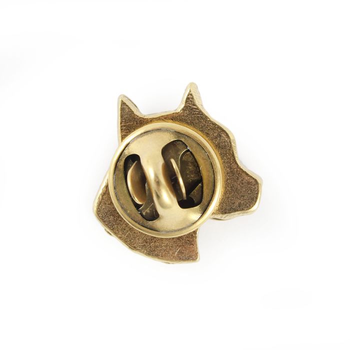 Amerykański Staffordshire terrier pin pozłocony Art-Dog