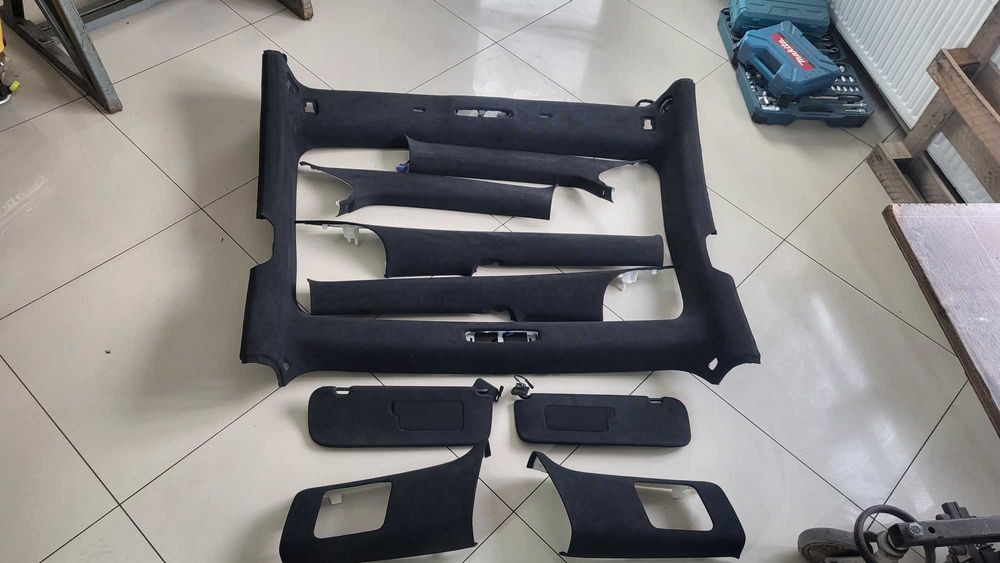 потолок model y 3 алькантара