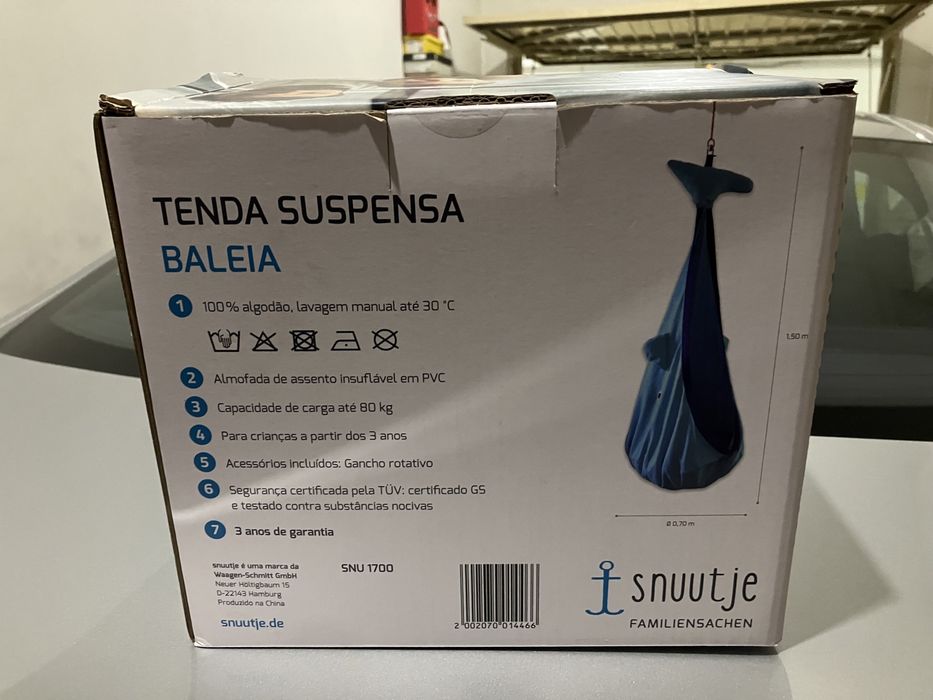 Tenda baloiço para bebé