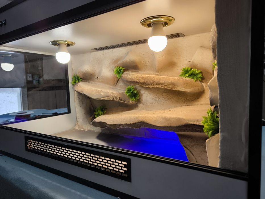 Terrarium meblowe dla gekona lamparciego węża agamy stepowe
