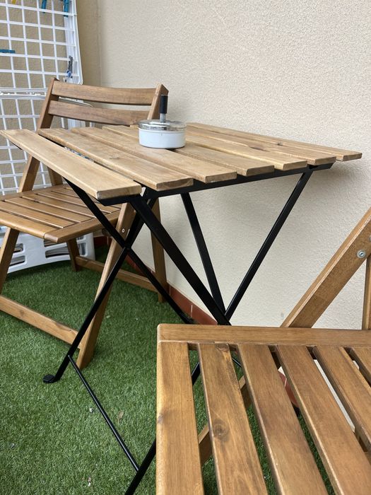 Mesa + cadeiras exterior