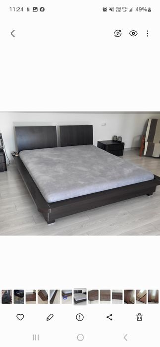 Meble do sypialni Łóżko do sypialni zestaw mebli komoda