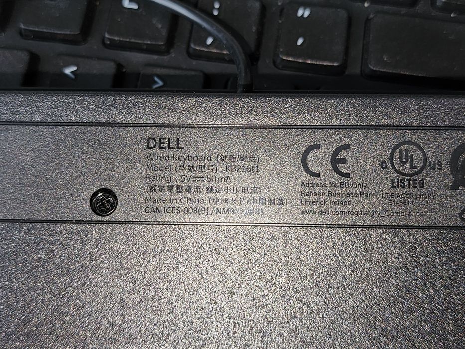 Клавіатура провідна Dell KB217 t1  нова