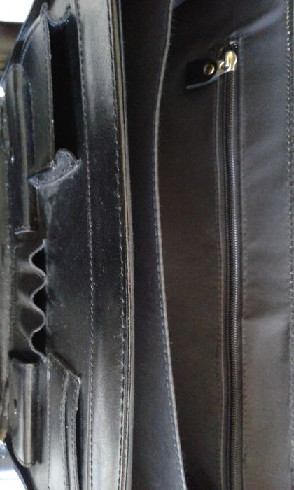 Pasta / Briefcase / Mala de mão em pele - vintage