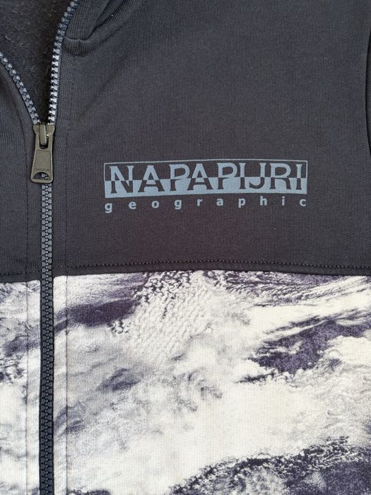 Napapijri Geographic bluza rozpinana granatowa S (zip-up)
