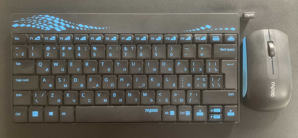 Комплект Rapoo 8000P клавіатура та мишь