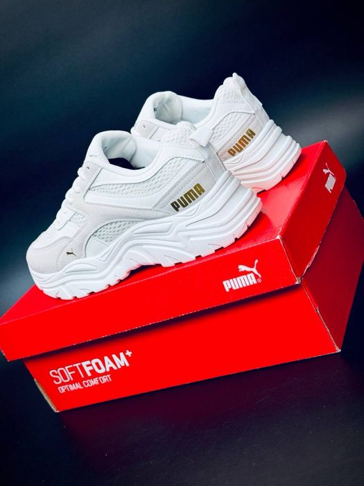 Женские кожаные кросовки пума/ Puma кожаные/кросовки пума весна 2026