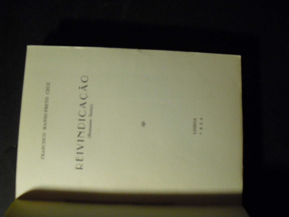 CRUZ (FRANCISCO MANSO- PRETO)- REIVINDICAÇÃO SOCIAL