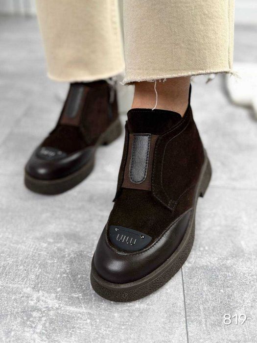 Натуральні зимові черевики жіночі