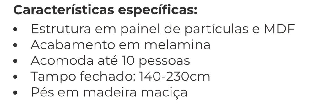 Mesa de madeira com lacagem a branco