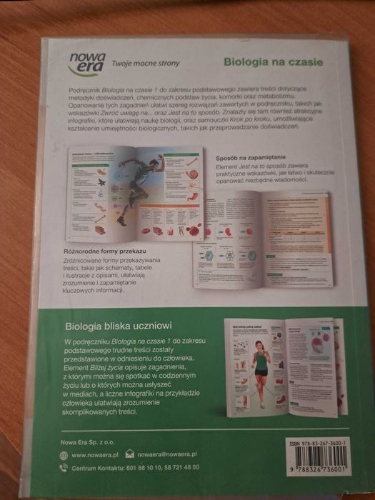 Biologia na czasie. Klasa 1. Zakres podstawowy.