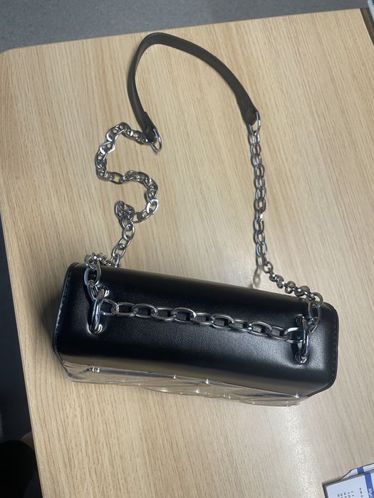 Torebka Karl czarno srebrna