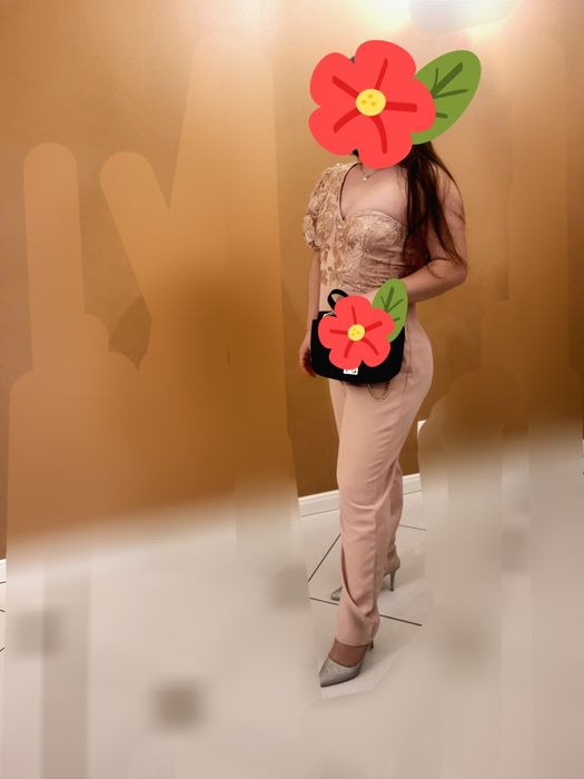 Kombinezon wieczorowy na wesele, studniówkę, sylwestra