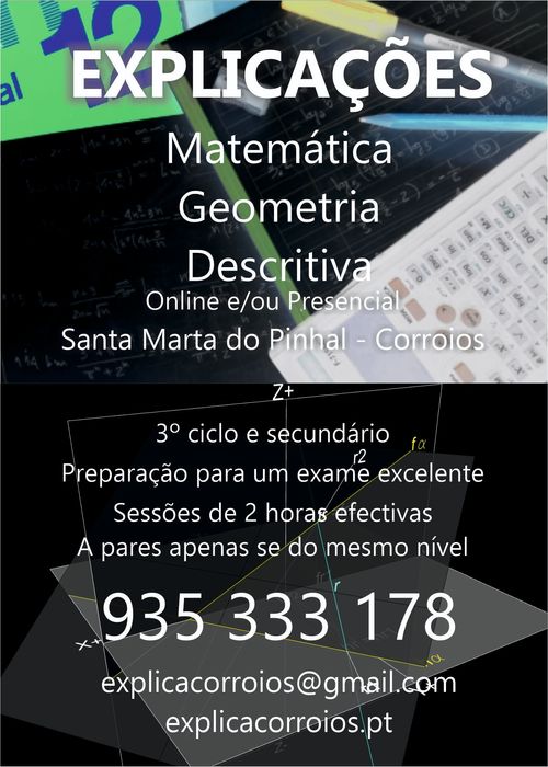 Explicações Particulares- matemática e geometria descrita