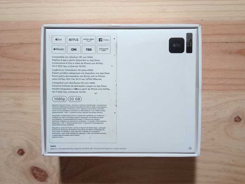 Caixa Para Apple Tv