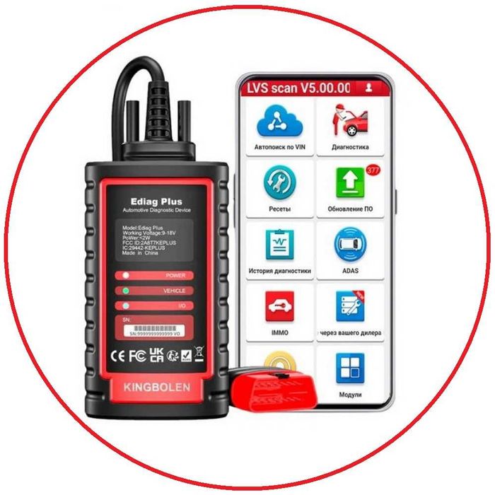 Автодиагностика ThinkDiag2 и Ediag Plus + DZone  + LVScan OBD сканер Все Марки