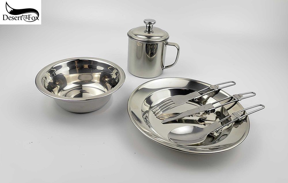 Індивідуальний набір кухонного посуду нержавіюча сталь DesertFox