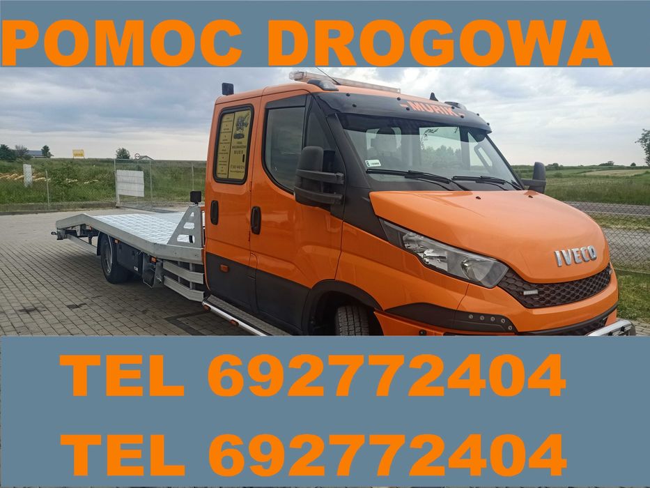 Pomoc Drogowa Autopomoc Laweta Holowanie Transport WYNAJEM Bus 9Osobow