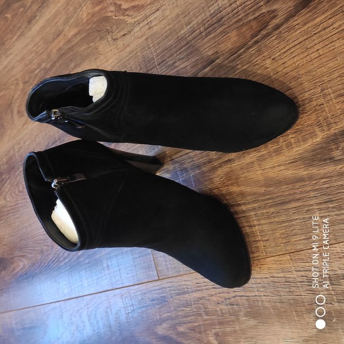 Ботильоны ботинки осень весна натуральная замша 39 размер