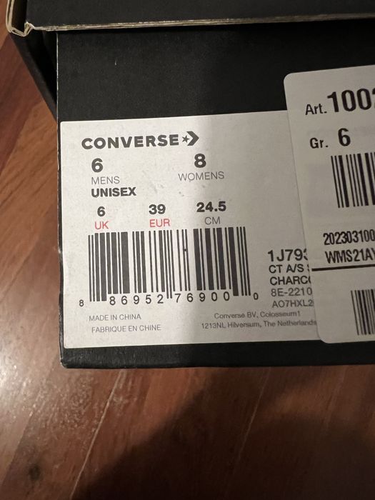 Converse bota cinza Novos
