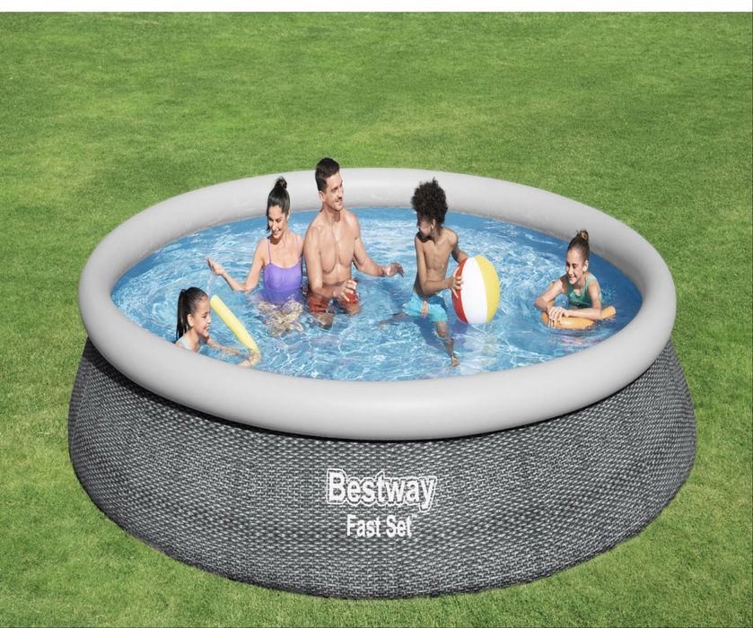 Piscina Bestway Fast Set 4,57 m × 84 cm (conjunto com bomba + filtro)