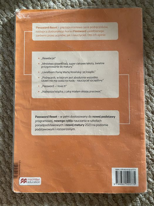 Password Reset A2+/B1