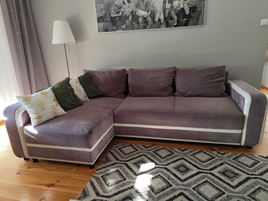 Kanapa narożnik z funkcją spania