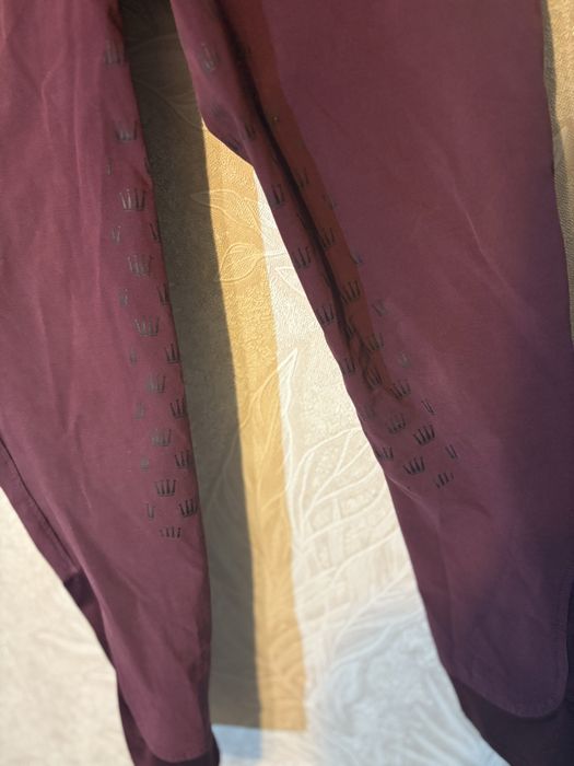 Bryczesy Spooks L bordowe