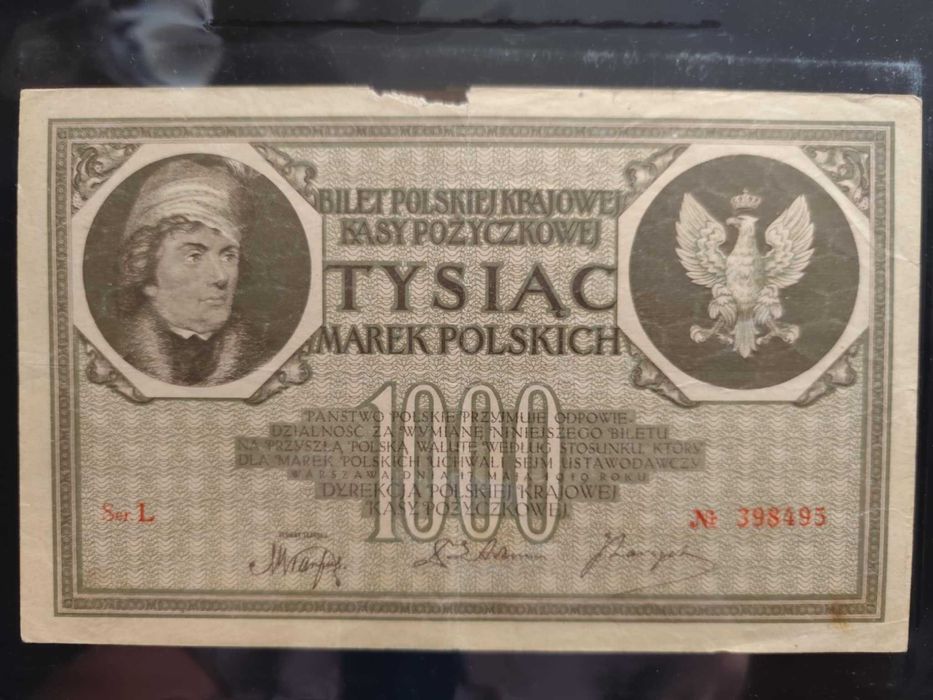 1000 marek polskich 1919 (majowe) Ser. J/K/L (do wyboru)