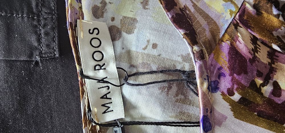 Połyskująca bluzka jedwab wiskoza M 38